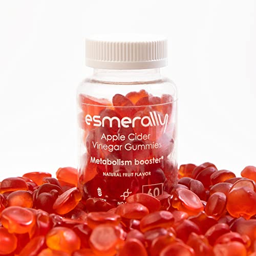 Metabolism-Boosting Apple Cider Gummies - 60 Natural Fruit Flavors