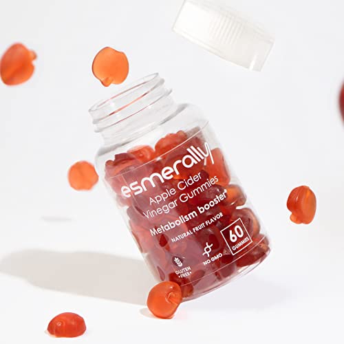 Metabolism-Boosting Apple Cider Gummies - 60 Natural Fruit Flavors