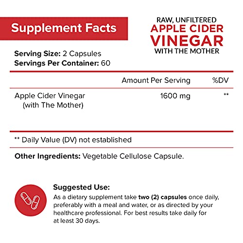 Powerful Apple Cider Vinegar Capsules for Women's Weightloss