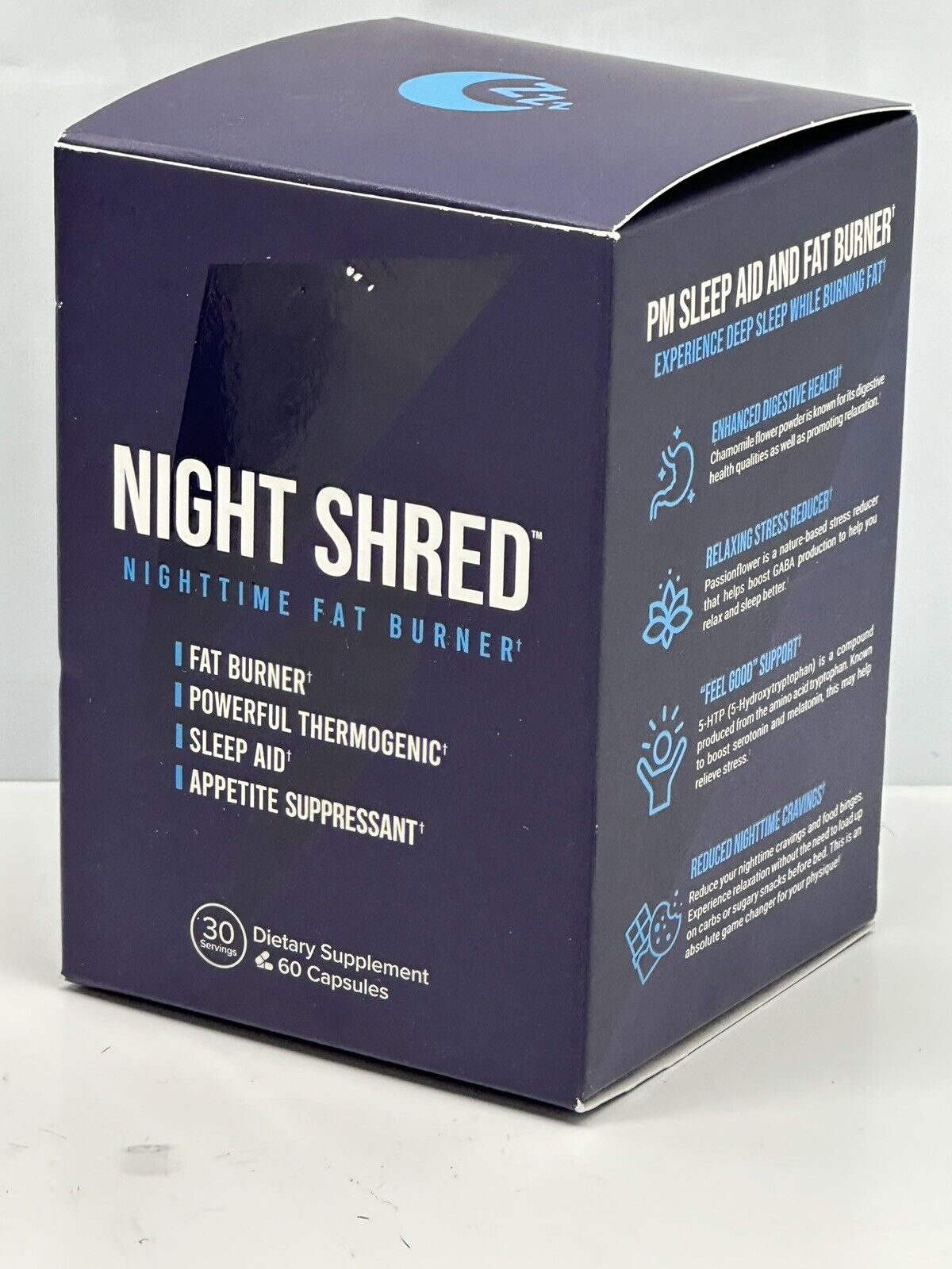 Inno Supps Night Shred Fat Burner Pills Sleep Aid 60 Capsules -Sealed NEW