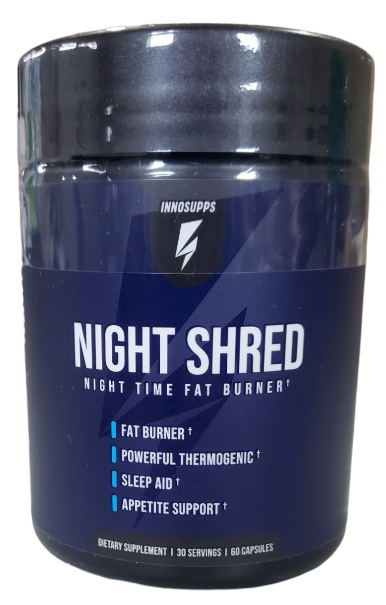 InnoSupps NIGHT SHRED Inno Supps Sleep Support Fat Burn Diet Loss NATURAL Relax