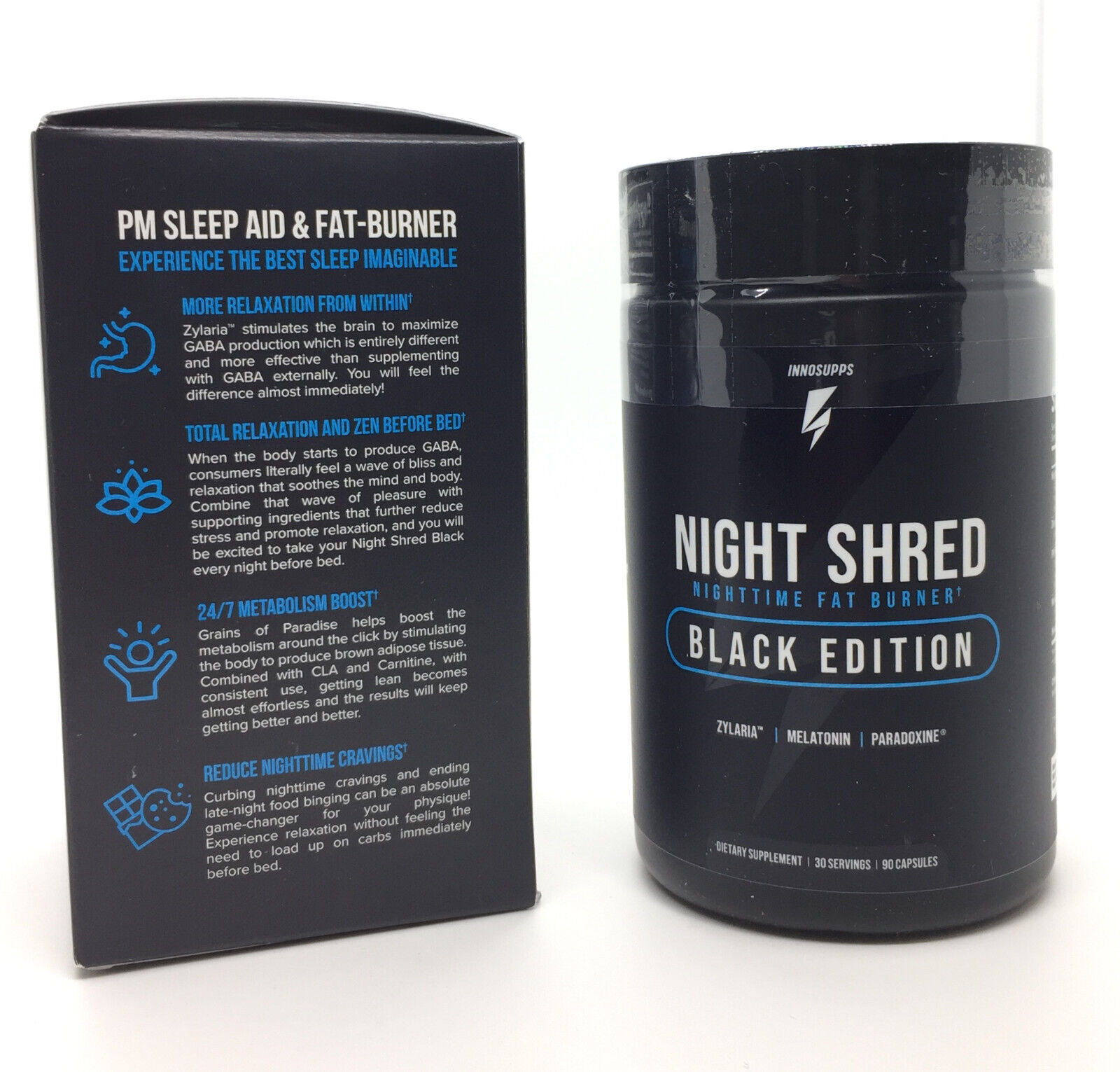 InnoSupps Women's Night Time Fat Burner - Black Edition