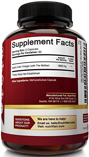 Powerful Apple Cider Vinegar Capsules for Women's Weightloss