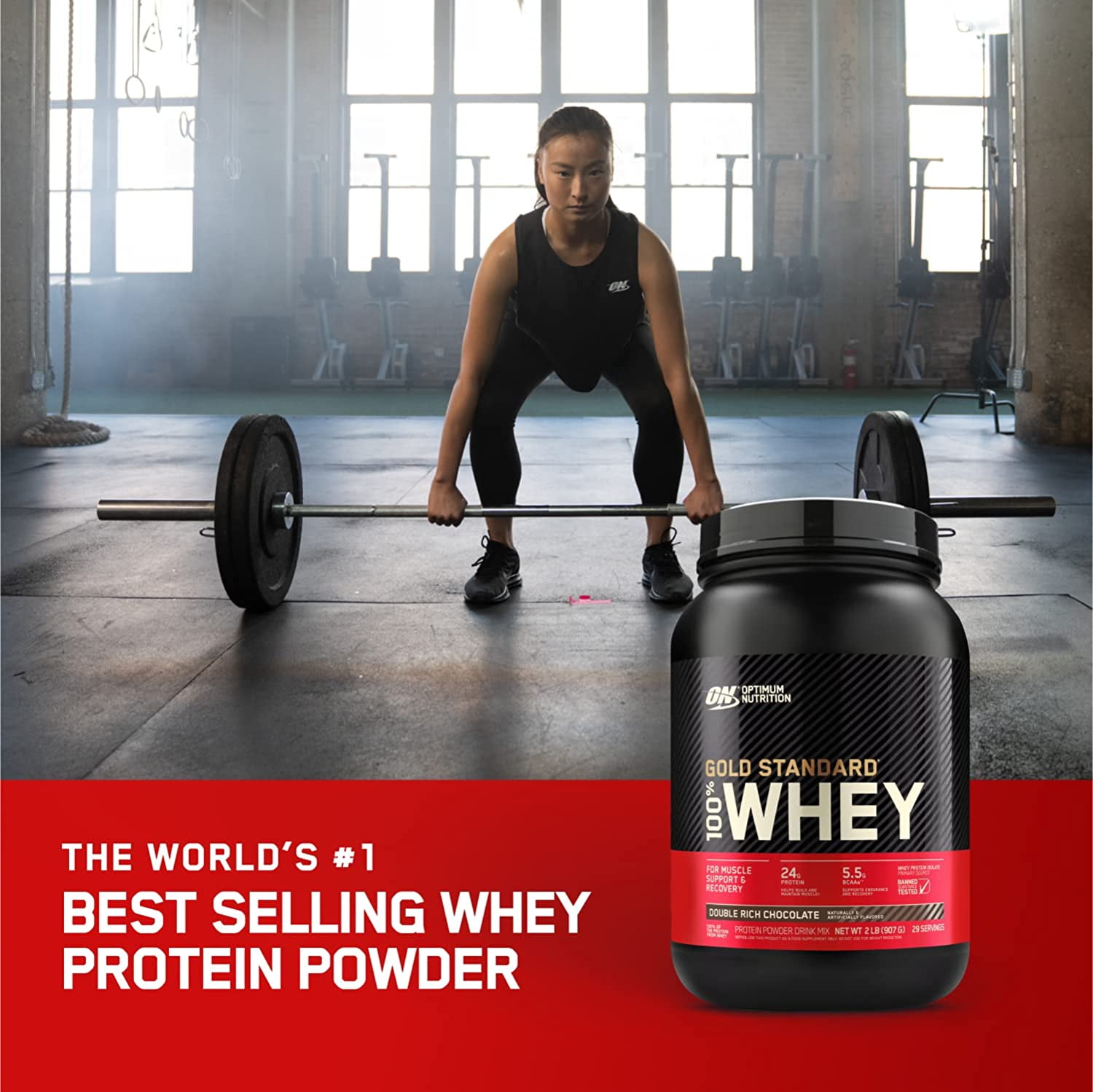 Double Rich Chocolate Whey Protein, 58 Servings