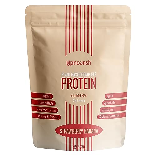 Strawberry Banana Plant-Based Protein Shake - Vegan Meal Replacement