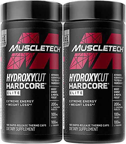 Hydroxycut Elite Weight Loss Pills, 200 Pills - 100 count x 2