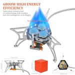 Portable 6800W Camping Stove with Windproof Design