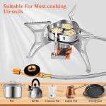 Portable 6800W Camping Stove with Windproof Design