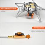 Portable 6800W Camping Stove with Windproof Design