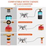 Portable 6800W Camping Stove with Windproof Design