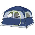 Spacious Waterproof 6-Person Camping Tent with Mesh Windows