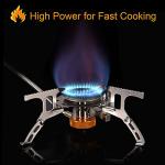 Portable Camping Gas Stove with Propane Adapter
