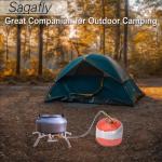 Portable Camping Gas Stove with Propane Adapter