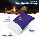ThinLyneRanch Memory Foam Travel Pillow - Blurple