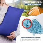 ThinLyneRanch Memory Foam Travel Pillow - Blurple