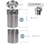 KOKKOYA Stainless Steel Camping Cups and Pot Set