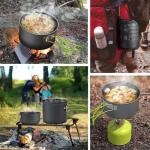 Backpacking Cookware Mess Kit for Camping