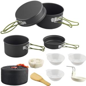 Lightweight Camping Cooking Set for 2-3 People