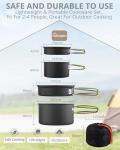Lightweight Camping Cooking Set for 2-3 People
