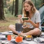 REDCAMP 6-Piece Lightweight Camping Cookware Set