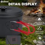 Compact Camping Cookware Set with Carry Bag