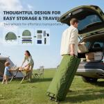 Outsunny 2-Person Elevated Camping Tent Cot Combo