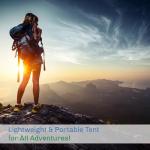 Lightweight 2-Person Camping Tent with Rain Fly