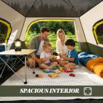 4 Person Instant Waterproof Camping Tent with Rainfly
