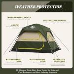 4 Person Instant Waterproof Camping Tent with Rainfly