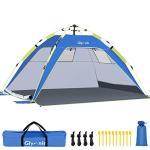 Glymnis 3-4 Person Pop Up Beach Tent