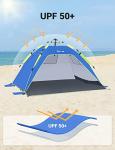 Glymnis 3-4 Person Pop Up Beach Tent