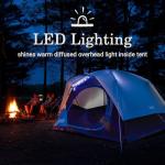 Coleman Skydome 4-Person Tent with LED Lights