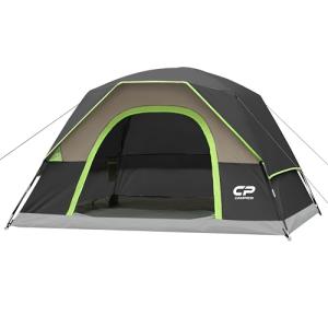 4-Person Waterproof Dome Tent with Rainfly