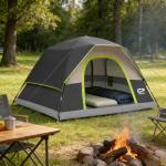 4-Person Waterproof Dome Tent with Rainfly