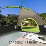 4-Person Waterproof Dome Tent with Rainfly