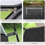 4-Person Waterproof Dome Tent with Rainfly