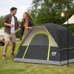 4-Person Waterproof Dome Tent with Rainfly