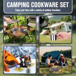 Lightweight 16-Piece Camping Cookware Set