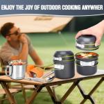 Lightweight 16-Piece Camping Cookware Set