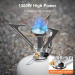 Odoland Camping Cooking Set with Portable Stove