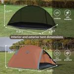 Lightweight Waterproof Backpacking Tent for Solo Camping