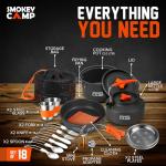 Smokey Camp 17-Piece Backpacking Cooking Set