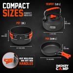 Smokey Camp 17-Piece Backpacking Cooking Set