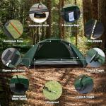 Camppal 1-Person Waterproof Tent for All Seasons