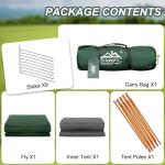 Camppal 1-Person Waterproof Tent for All Seasons