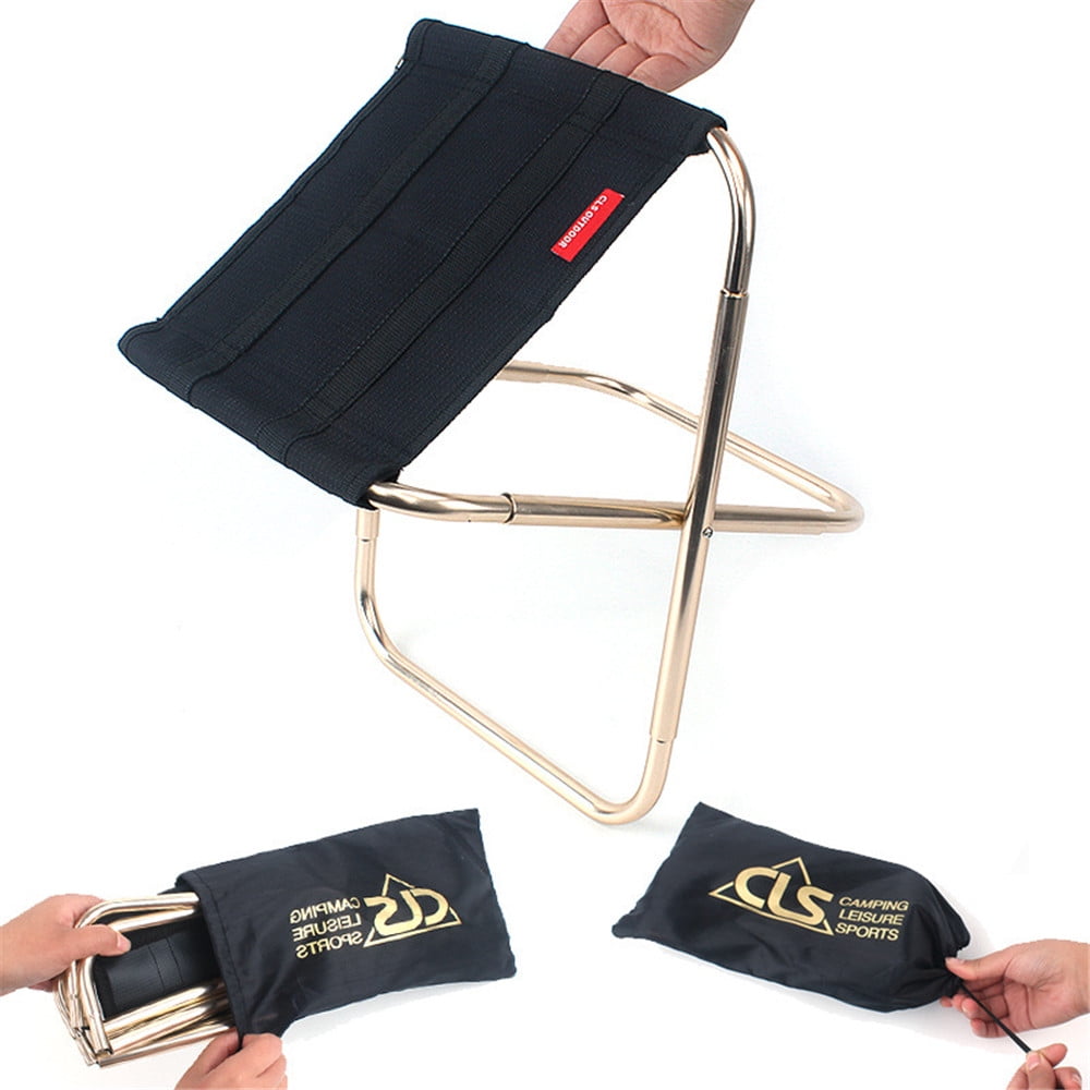 Aotu Outdoor Folding Aluminum Camping Chair Stool