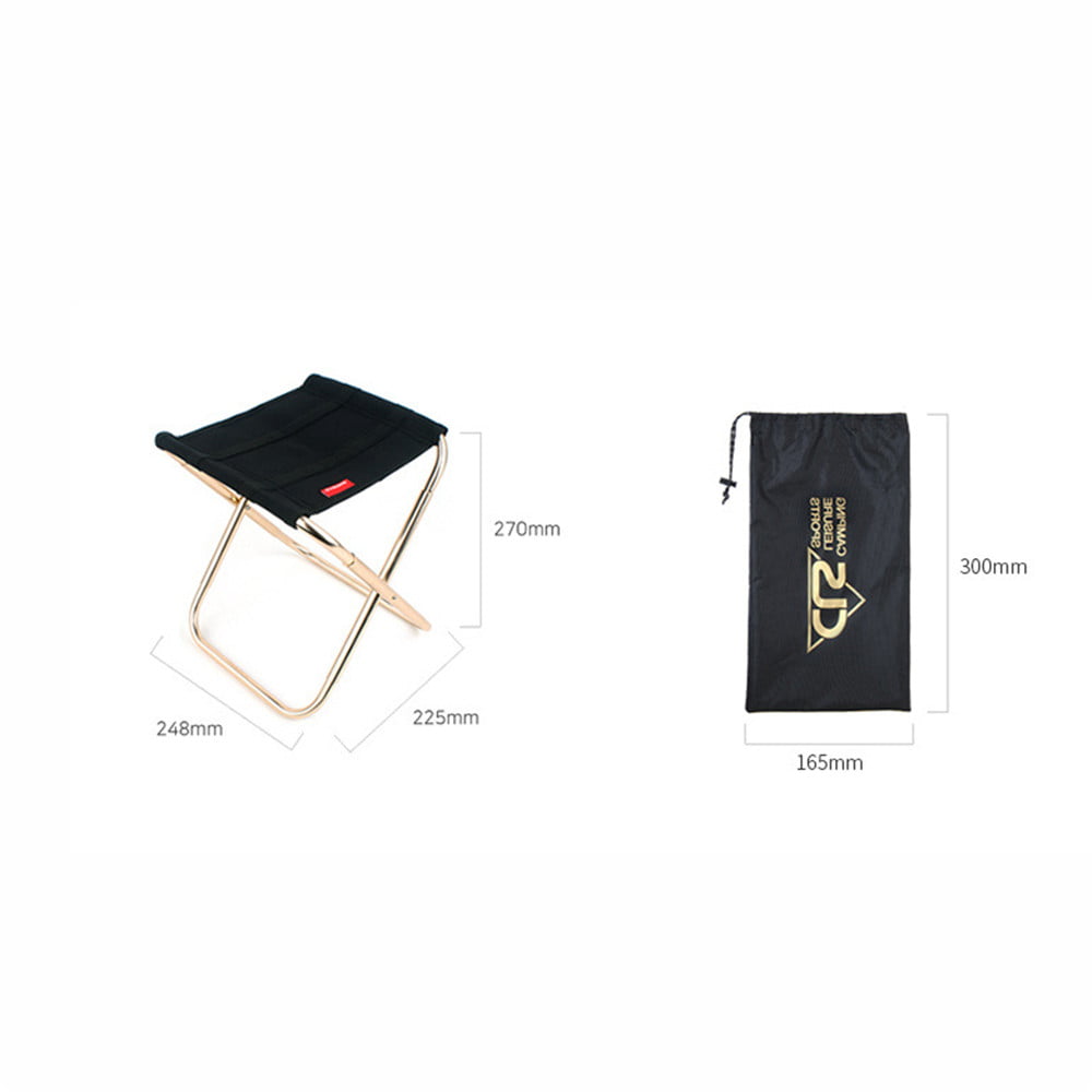 Aotu Outdoor Folding Aluminum Camping Chair Stool