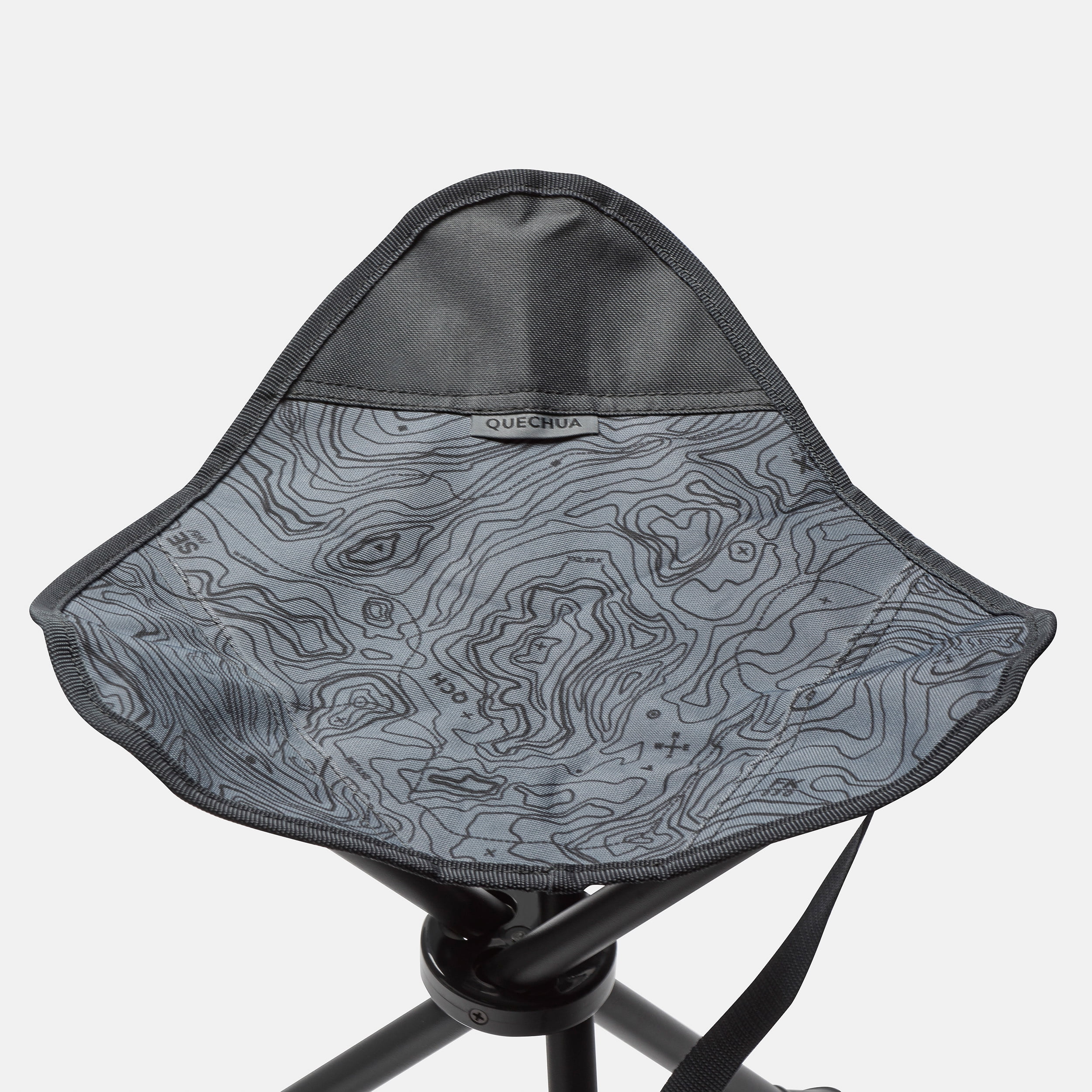 Quechua Versatile Camping Stool - Dark Gray