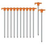 Heavy Duty 12PCS Tent Stakes for Camping