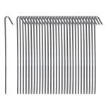 30 Pack Metal Tent Stakes, 9 Inches Long